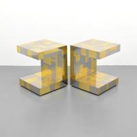 Pair of Paul Evans CITYSCAPE End Tables - Sold for $4,375 on 05-06-2017 (Lot 34).jpg